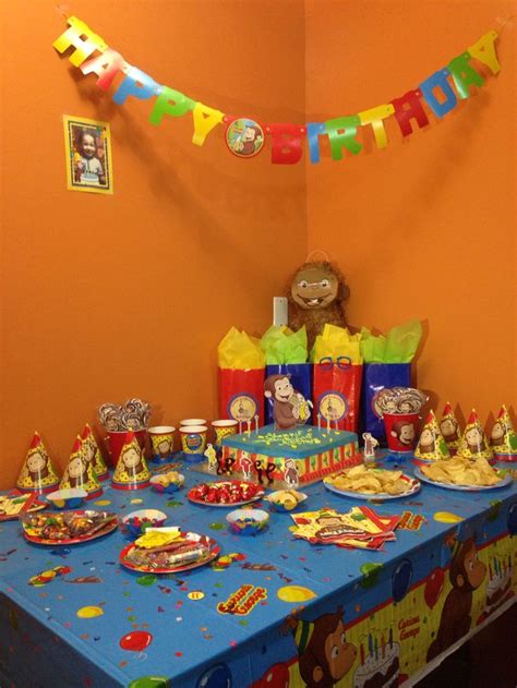 Curious George birthday party | Curious george birthday party, Curious ...