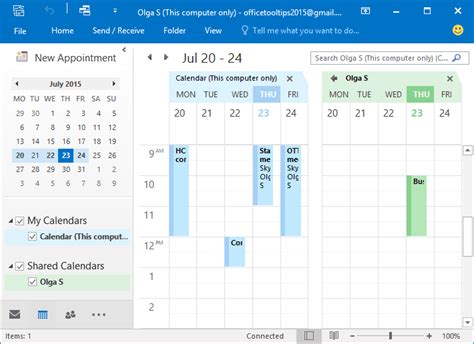 Creating A New Shared Calendar In Outlook