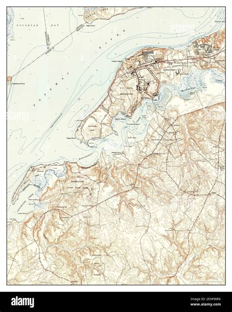 Indian Head, Maryland, map 1951, 1:24000, United States of America by ...