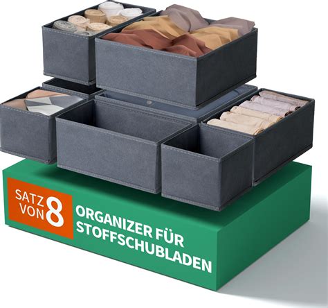 Orlisa Teiliges Set Kleiderschrank Organizer F R Kleidung Faltbare