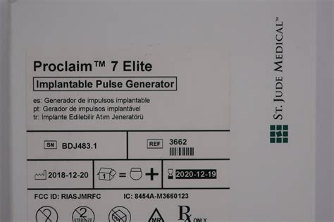 New St Jude Proclaim Elite Implantable Pulse Generator X