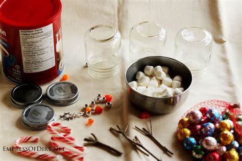 Make Snowman Hot Chocolate Kits In Jars Empress Of Dirt