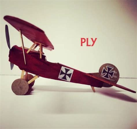 Henson S Flying Machines Fokker DVIII Ply DISPLAY Kit EBay