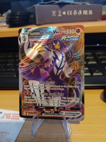 Pokémon Tcg Rapid Strike Urshifu Vmax Swsh Battle Styles 088163 Mint Ebay