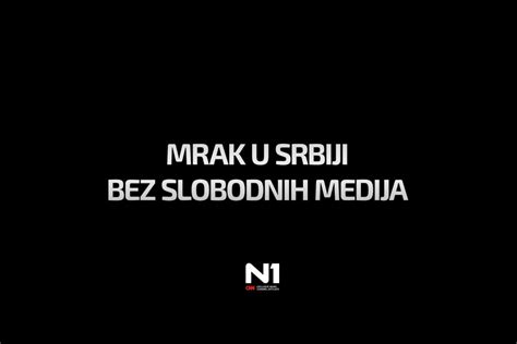 Medijski Mrak U Srbiji