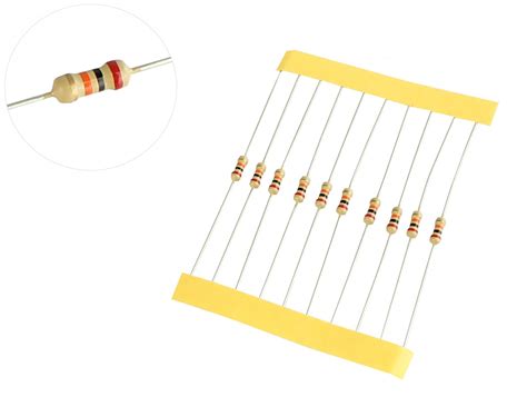 Resistor 20K 1 4W Kit 10 Unidades Usinainfo