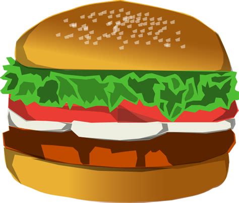 Burger Clip Art At Vector Clip Art Online Royalty Free