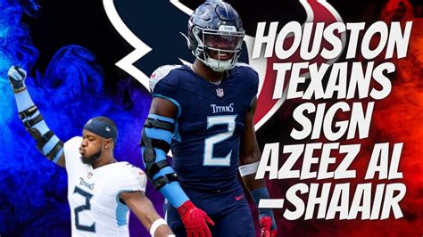 Houston Texans Sign Azeez AL Shaair Line Backer Starting Spot Locked