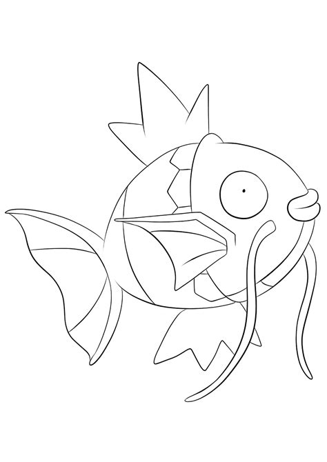 Dibujos De Magikarp Para Imprimir Y Colorear Pokemon