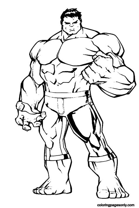 Hulk Coloring Pages Coloring Pages For Kids And Adults