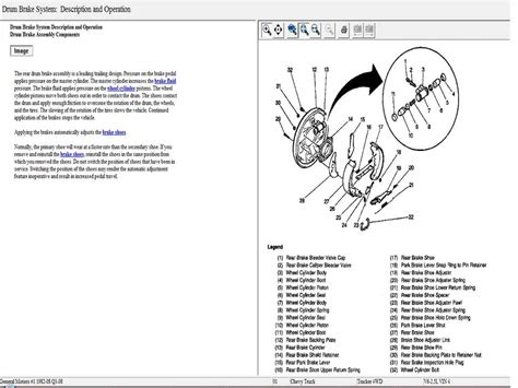 Chevy Tracker Rear Brake Assembly Diagram Q A For Models