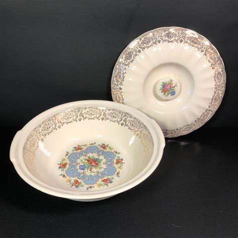 Lot 84m Large Set Of Vintage Limoges Usa China Lyric 1ks 384 X Serving Dishes 3 Plate