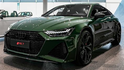 2022 Audi Rs7 Sportback In Goodwood Green Pearl Effect 600hp Sound