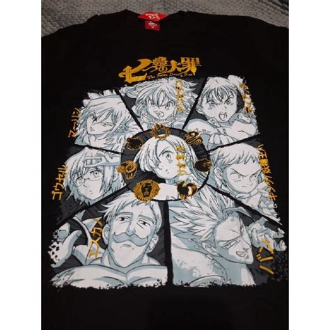 Camiseta Nanatsu No Taizai Meliodas Sete Pecados Capitais Brinquedo