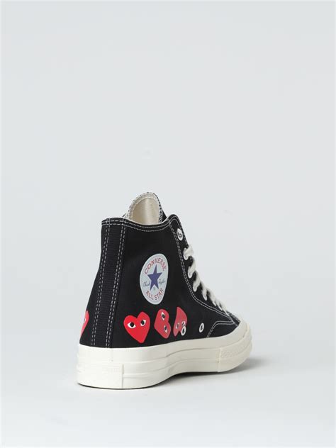 Comme Des Garçons Play X Converse Outlet Shoes men Black Comme Des