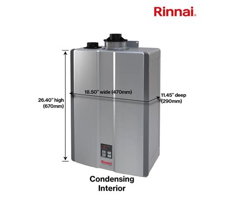 Rinnai Rsc160i 90 Gpm Sensei With Smart Circ Condensing Tankless Hot Water Heater Built In Re