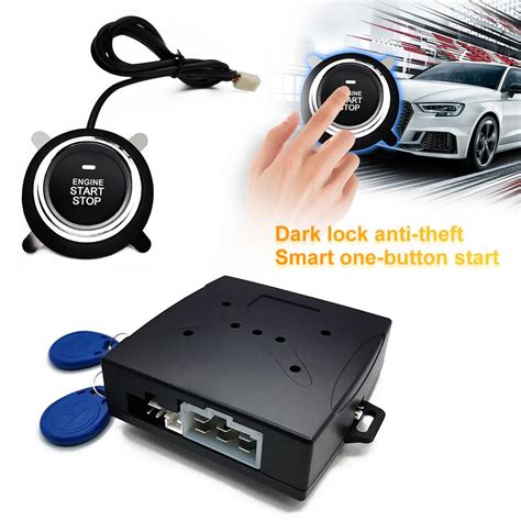 V Auto Start Stop Knop Motor Push Start Button A Grandado