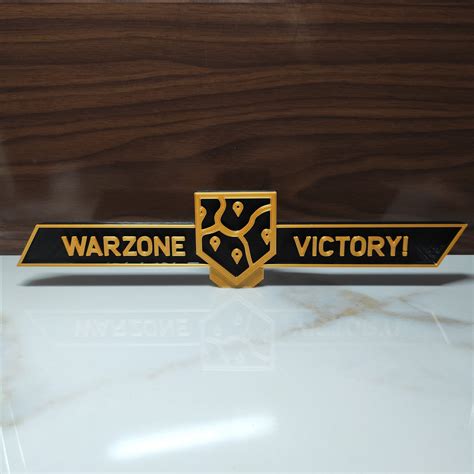 STL file Call of Duty Warzone Victory 🤙・3D printer design to download・Cults