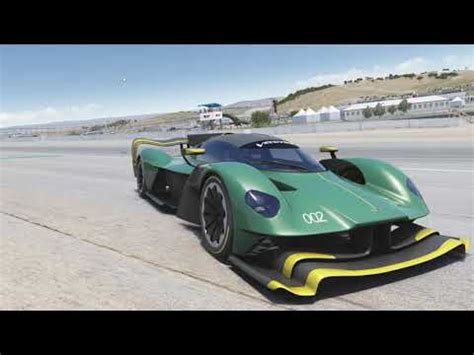 Aston Martin Valkyrie Amr Pro At Laguna Seca In Assetto Corsa Youtube