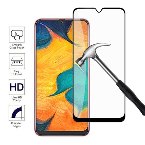 Full Cover For Samsung Galaxy A50 A30 A40 A70 A90 A10 Tempered Glass On For Samsung A50 A 50