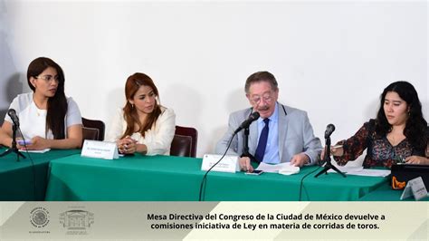 Mesa Directiva Del Congreso De La Ciudad De México Devuelve A