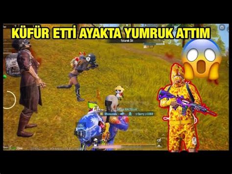 K F R Eden Oyuncuya Ayakata Yumruk Attim Pubg Mob Le Youtube