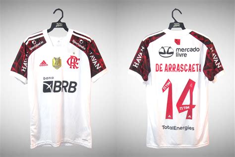 Flamengo 2021 Segunda Camisa Tam P N 14 De Arrascaeta Brechó do Futebol