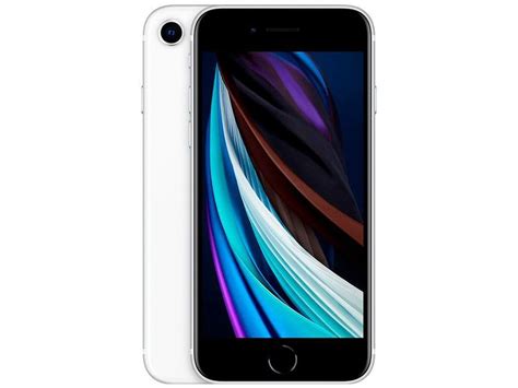 IPhone SE Apple 128GB Branco 4 7 12MP IOS IPhone Magazine Luiza