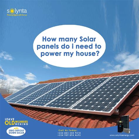 How Many Solar Panels Do I Need To Power My House Solynta Energy