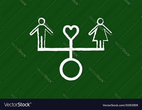 Gender equality symbol Royalty Free Vector Image