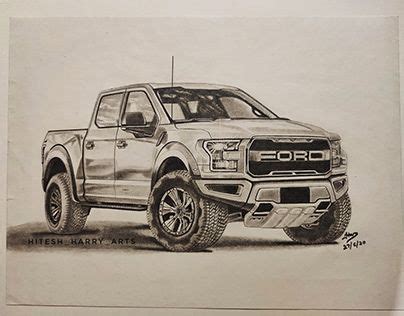 Ford Raptor Sketch