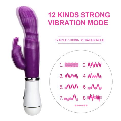 Cheap 12 Speed Strong Rabbit Vibrator Clitoris Stimulator G Spot