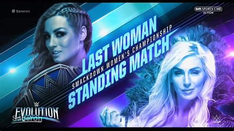 Becky Lynch Vs Charlotte Flair Last Woman Standing Match Wwe