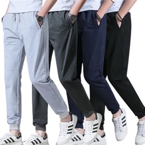 Jual Celana Training Panjang Pria Wanita Jogger Sweatpants Gym Running