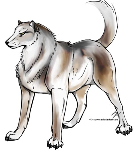 Commission: Canis Dirus by Sunvera on DeviantArt