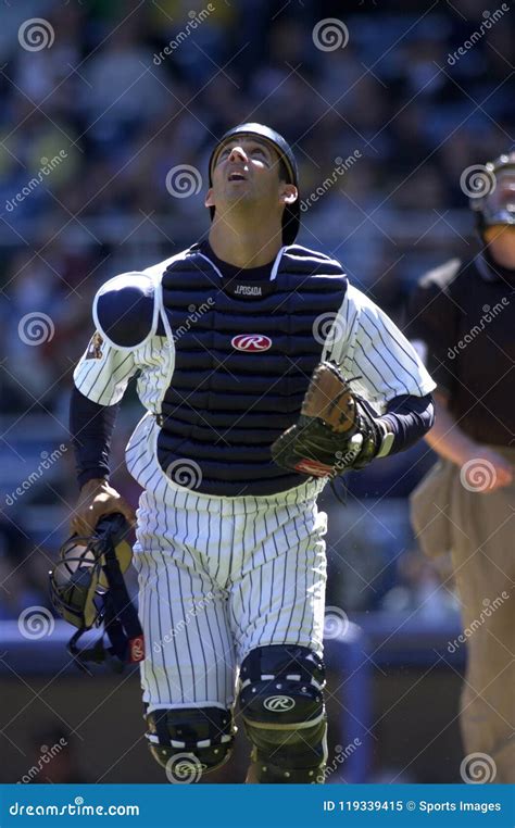 Jorge Posada New York Yankees Editorial Image - Image of catching ...