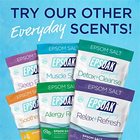 Epsoak Epsom Salt 2 Lbs Allergy Relief Bath Salts For Bath Spa Shower And Feet Everyday