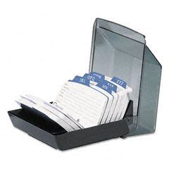 Rolodex Petite Covered Tray Card File Holds X