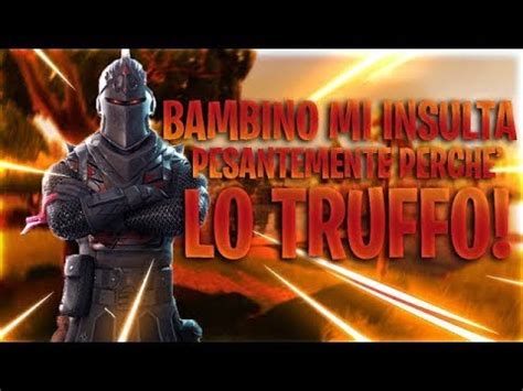 BAMBINO MI INSULTA E IO LO TRUFFO SALVA IL MONDO FORTNITE ITA