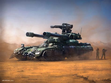 Illustrations and Concepts of Tanks I | Concept Art World