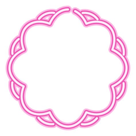 Pink Circle With A Pink Border Png And Svg Design For T Shirts