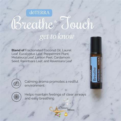 Experience The Coolness Of Doterra Breathe® Touch I Love The Touch Version Of This Blend