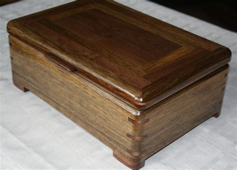 Wood Jewelry Box Black Limba With American Walnut Jewelry Etsy Wood