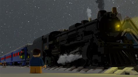 I made a Lego Polar Express render! : r/Mecabricks