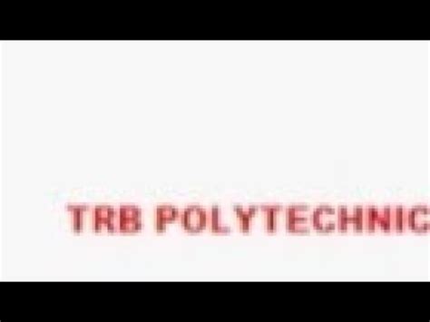 TRB POLYTECHNIC TRB POLYTECHNIC EXAM LATEST NEWS COMPUTER SCIENCE