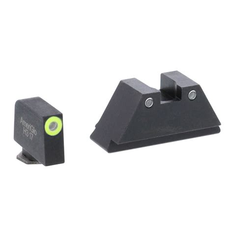 Ameriglo Xl Optics Height Night Sight Set For All Glock Except 4243 Gl