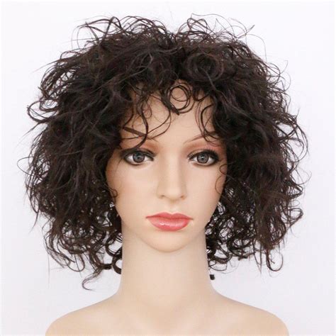 [42% OFF] Small Curly Hair Synthetic Wigs | Rosegal