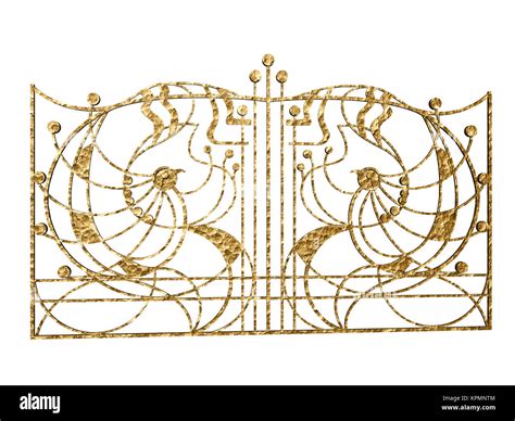 Optional Wrought Iron Gate Stock Photo Alamy