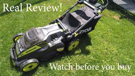 Ryobi Electric Lawn Mower Review Youtube