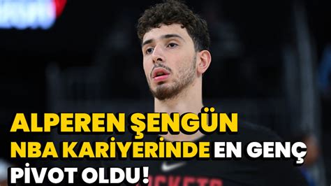 Alperen Eng N Nba Kariyerinde En Gen Pivot Oldu Afyon Haber Odak